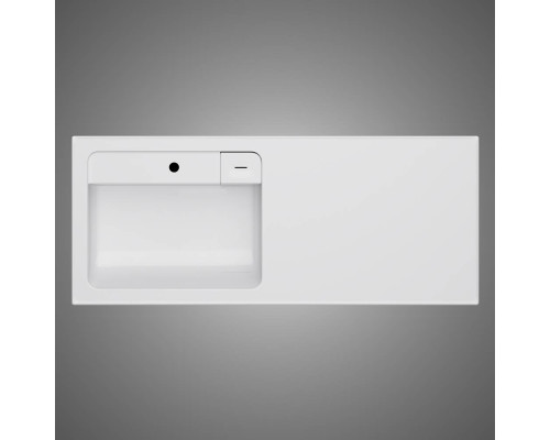 M85AWPL1201WG Раковина мебельная над стиральной машиной, левая, 120 см