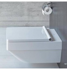 Duravit Vero Air Унитаз подвесной 57х37см, безободковый с сиденьем, цвет: белый. 2525090000