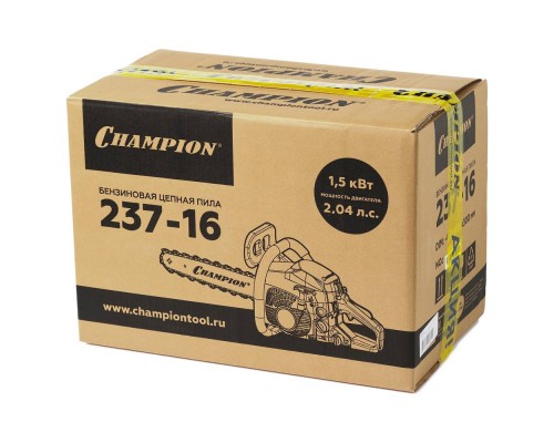 Бензопила CHAMPION 237-16"-3/8-1,3-56 + подарок АКЦИЯ
