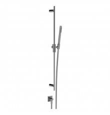 Gessi Inverso Diamantato Душевой гарнитур: штанга с лейкой для душа, гибким шлангом 150см и выводом воды, цвет: хром. 73641#031