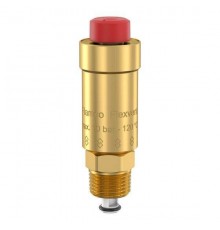 Воздухоотводчик автоматический, Flamco, Flexvent, 1/2, Н, PN, бар-10, T°C -120, с автозапором, латунь, чёрный колпачок