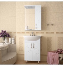 Мебель для ванной комнаты Style Line Эко Фьюжн №24 65, напольная, белая