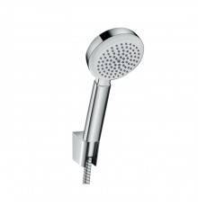 Hansgrohe Crometta 100 1j Ручной душ 10см., с держателем, цвет: белый/хром. 26664400