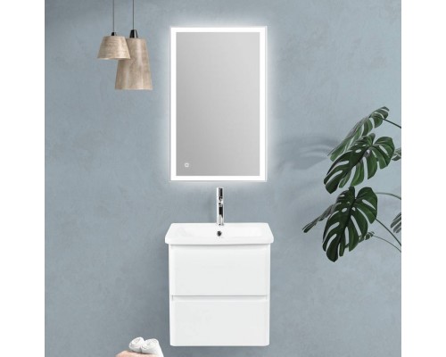 Мебель для ванной комнаты BelBagno Albano-Cer 50 подвесная, bianco lucido Мебель для ванной комнаты BelBagno Albano-Cer 50 подвесная, bianco lucido