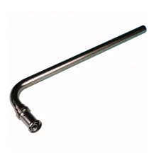 Радиаторная подводка, латунь пресс - медная трубка Ø15 300 мм, 16x15Cu, HENCO 24P-1604