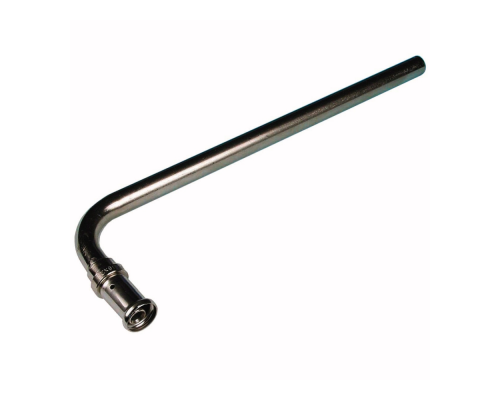 Радиаторная подводка, латунь пресс - медная трубка Ø15 300 мм, 16x15Cu, HENCO 24P-1604