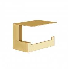 Gessi Rettangolo Держатель для туалетной бумаги с крышкой, цвет: Gold CCP. 20849#080