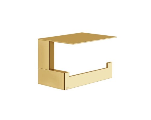 Gessi Rettangolo Держатель для туалетной бумаги с крышкой, цвет: Gold CCP. 20849#080