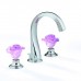 THG Rose Смеситель для раковины, 3 отв., цвет: хром. U5J-A02-151