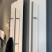 Antrax Teso Полотенцесушитель электрический 25x150H см, рейлинг: хром, цвет: белый матовый. ECTSV150001T/BCOR
