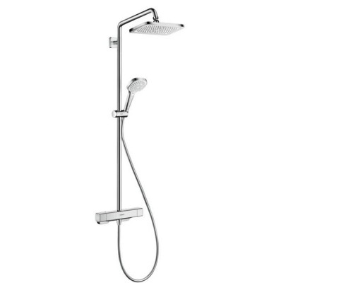 Hansgrohe Croma E 280 1jet Душевая система Showerpipe с термостатом для душа, цвет: хром . 27630000 Hansgrohe Croma E 280 1jet Душевая система Showerpipe с термостатом для душа, цвет: хром . 27630000