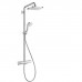 Hansgrohe Croma E 280 1jet Душевая система Showerpipe с термостатом для душа, цвет: хром . 27630000