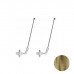 Nicolazzi Articoli vari Гладкое крепление с коленом и розеткой 1/2rdquo;, цвет Bronze Plated. 5570BZcoppia
