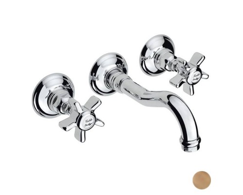 Nicolazzi Dames Anglaises Смеситель для раковины, настенный, цвет: Bronze Plated. 1477BZ18 Nicolazzi Dames Anglaises Смеситель для раковины, настенный, цвет: Bronze Plated. 1477BZ18
