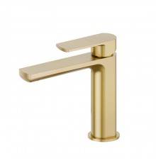 Newform Haka Смеситель для раковины, 1 отв., без донного клапана, цвет: PVD brushed gold. 72012.59.097