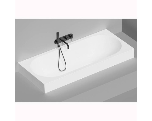 Salini Ornella KIT Встраиваемая ванна 170х75х60см., прямоугольная, материал: S-Stone, цвет: белый матовый. 103523M