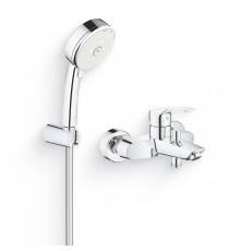 Душевой комплект Смеситель Grohe Eurosmart 33300003 + Гарнитур Tempesta Cosmopolitan 27588002