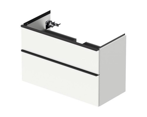 Duravit D-Neo Тумба с раковиной 98.4x45.2хh62.5см, 2 ящика, подвесная, цвет: Белый матовый. DE435601818