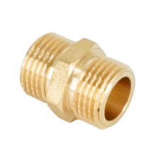 Ниппель, ELSEN, Metalit, НН, 1/2, 1/2, латунь, равнопроходной, CN