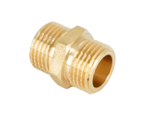 Ниппель, ELSEN, Metalit, НН, 1/2, 1/2, латунь, равнопроходной, CN