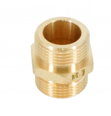 Ниппель, ELSEN, Metalit, НН, 3/4, 3/4, латунь, равнопроходной, CN