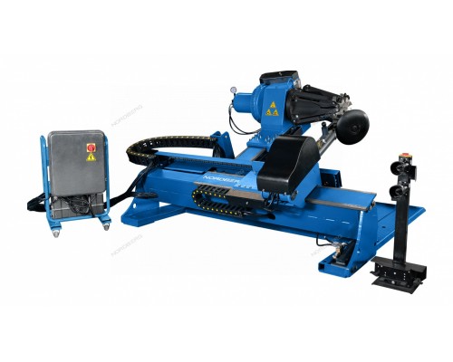 Станок шиномонтажный для грузовых машин, двухскоростной, 380 В, синий NORDBERG 46TRKE60