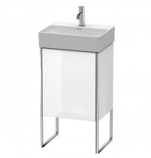 Duravit XSquare Тумба напольная, 43.4х34х73.9см, с раковиной, 1 стек полка, 1 дверца правая, цвет: белый глянц. 0732450071,  XS4441R2222