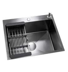Мойка кухонная Esbano Cascade-M оружейная сталь