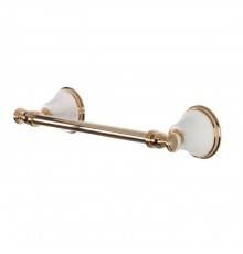TW Harmony 014, полотенцедержатель 33,5см, подвесной, цвет: белый/золото. TWHA014bi/oro