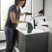 Hansgrohe Finoris Смеситель для раковины, 1 отв., с донным клапаном Push-Open, цвет: черный матовый. 76063670