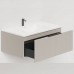 Salini Touch Тумба подвесная 80х50х32см., с раковиной, 1 ящик, верт. фрез., цвет: Grey. T800V1GON203