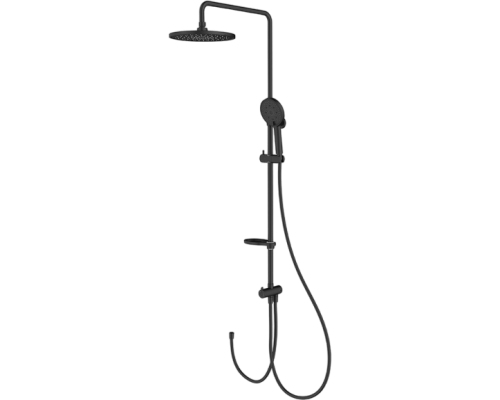 Душевая стойка Milardo Ideal Spa ILSBL3FM76 черный матовый