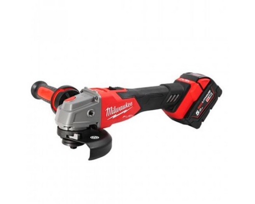 Машина шлифовальная угловая аккумуляторная Milwaukee M18 FSAG125XB-502X FUE Машина шлифовальная угловая аккумуляторная Milwaukee M18 FSAG125XB-502X FUE