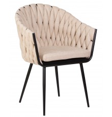 Стул обеденный DOBRIN MATILDA, LM-9691, бежевая ткань (LAR 275-1)