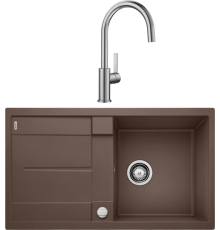 Комплект Мойка кухонная Blanco Metra 5S 515041 кофе + Смеситель Candor 523120
