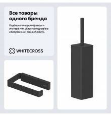 Набор Держатель WHITECROSS Cubo CU2460BL черный матовый + Ершик CU2474BL черный матовый