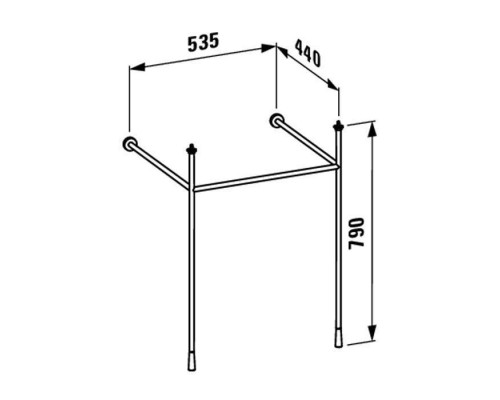 Laufen Kartell Консоль 53.5х44х79см, с раковиной на 1 отв,, напольная, покрытие LLC, цвет: черный матовый. 3.8533.5.450.000.1, 8.1033.4.400.111.1 Laufen Kartell Консоль 53.5х44х79см, с раковиной на 1 отв,, напольная, покрытие LLC, цвет: черный матовый. 3.8533.5.450.000.1, 8.1033.4.400.111.1