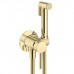 Plumberia Selection IXO Гигиенический душа, со смесителем, душ и держатель из металла, шланг PVC 125см., цвет: золото. XO2000OR