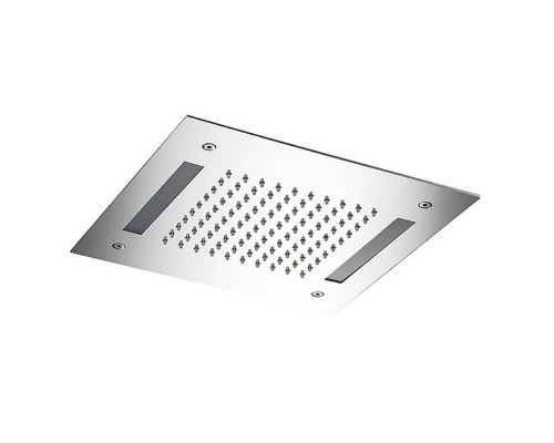 Almar Chromotherapy Встраиваемый верхний душ 30х30см., 1 тип струи, хромотерапия, цвет: нержавеющая сталь. E044172.MS