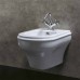 Azzurra Charme Биде подвесное 52x40xH34 см с 1 отв., c креплением KIT 2000 CF, цвет: Bianco lucido. CHBKS000000M/(CHA500/SOSK bi)*1