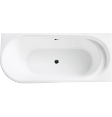 Акриловая ванна BelBagno BB410-1500-780-R без опоры 150x80 см, со сливом-переливом