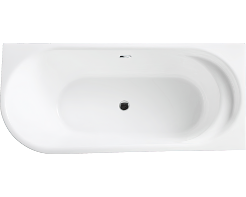Акриловая ванна BelBagno BB410-1500-780-R без опоры 150x80 см, со сливом-переливом