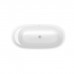 Duravit Cape Cod Ванна 1650x780х630 мм., отдельностоящая, с бесшовной панелью и ножками, с специальным сливом-переливом, DuraSolidreg; A, цвет: белый. 700459000000000