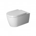 Duravit Me by Starck Унитаз 35.5х37х57см., подвесной, безободковый, с сиденьем, цвет: белый. 45290900A11 (25290900001+002009)