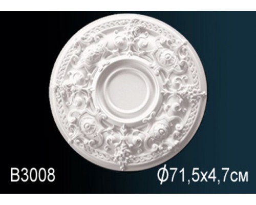 Розетка потолочная B3008