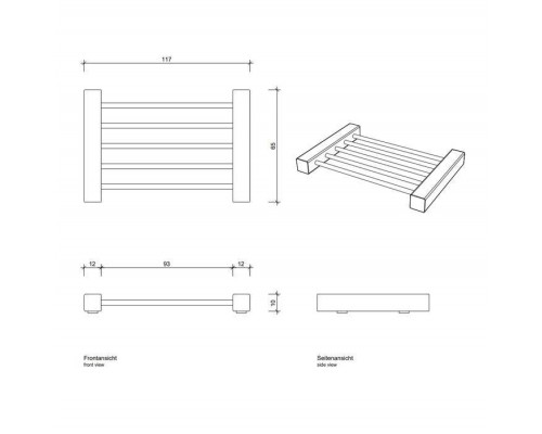 Decor Walther DW 995 Мыльница настольная, цвет: хром. 0824800 Decor Walther DW 995 Мыльница настольная, цвет: хром. 0824800
