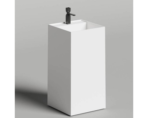 Salini Armonia Square Top Раковина напольная 45х45х90см, слив в стену, выпуск D 503, сифон, декоративная накл. , мат-л: S-Sence, цвет: белый глянцевый. 130511TG слив в стену Salini Armonia Square Top Раковина напольная 45х45х90см, слив в стену, выпуск D 503, сифон, декоративная накл. , мат-л: S-Sence, цвет: белый глянцевый. 130511TG слив в стену