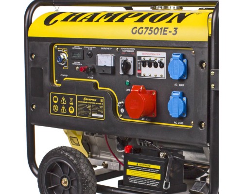 Генератор бензиновый CHAMPION GG7501E-3