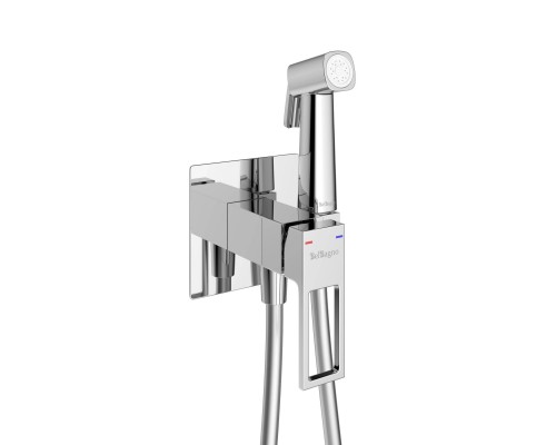 Гигиенический душ BelBagno Luce LUC-HGN-CRM, со смесителем, хром