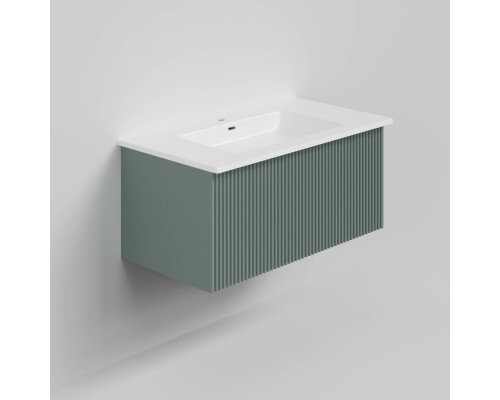 Тумба с раковиной La Fenice Terra 80 подвесная, grigio, раковина Slim Line 80 см Тумба с раковиной La Fenice Terra 80 подвесная, grigio, раковина Slim Line 80 см